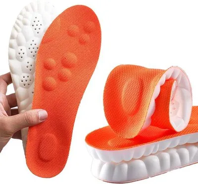 Image de Semelles confort avec soutien de la voûte plantaire, respirantes, orange, taille 38,5/39