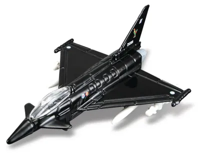 Druckguss-Modellflugzeug 1:43, grau, Metall, Sammelflugzeug