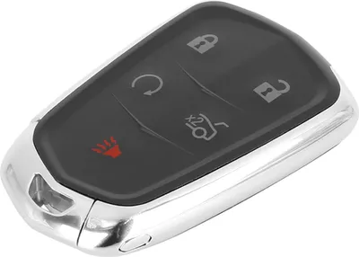 Produktbild von Auto Schlüsselhülle Etui Schutzhülle Gehäuse für schlüssellose Fernbedienung für Schlüsselanhänger Schwarz HYQ2AB für Cadillac SRX 2015-2016