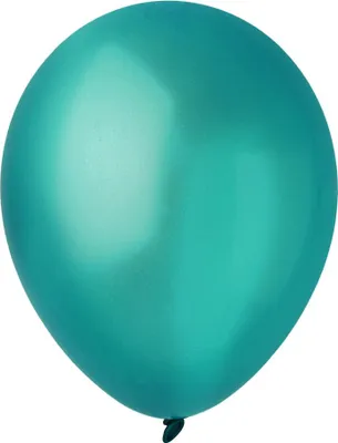 Image de Ballons de baudruche vert métallisé (vert émeraude), 28 cm, 100 pcs.