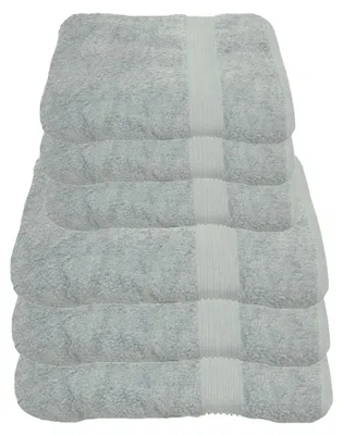Produktbild von Julie Julsen Handtuch Set Silber,Set:6 tlg. 3 Badetücher 3 Handtücher