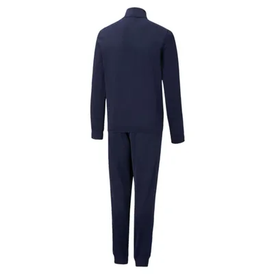 Immagine prodotto di Puma Poly Suit cl B Tuta da ginnastica unisex per bambini Tuta sportiva 589371 06 Blu scuro , Abbigliamento:164
