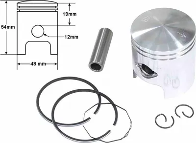 Zdjęcie produktu dla Piaggio Typhoon Chłodzony Powietrzem 80Cc 48Mm Pin12 Std Typhoon Tłok