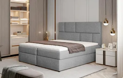 Produktbild von Boxspringbett 140x200 FARELO - grau