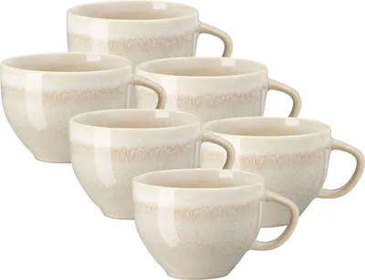 Produktbild von Rosenthal Junto Dune Kombi-Obertasse 0,33 l Set6