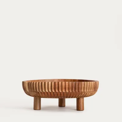 Zdjęcie produktu dla HOMLA Patera RILLET do serwowania z drewna akacjowego 25,5x9 cm