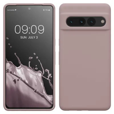 Produktbild von kwmobile Handyhülle für Google Pixel 7 Pro Hülle, für Pixel 7 Pro Case - Hülle Silikon - kabelloses Laden - Nude Lilac