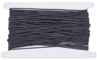 Elastisches Band 2 mm, 35 m, grau für Schmuck & Armbänder