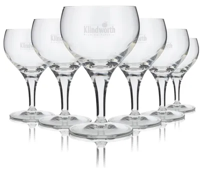 Produktbild von 6x Klindworth Glas 0,2l Softdrink Saft Becher Gläser Set Trinkglas Wasserglas