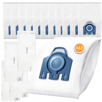 Zdjęcie produktu dla 12x WORKI DO ODKURZACZA MIELE 3D Complete C2 C3 Classic C1 + 3 FILTRY