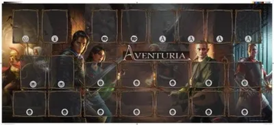 Produktbild von Spielmatte Abenteuermodus für Aventuria, 78x36 cm Erweiterung
