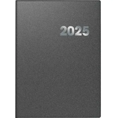 Produktbild von 2025 Brunnen Buchkalender A4 grau 1S/1T