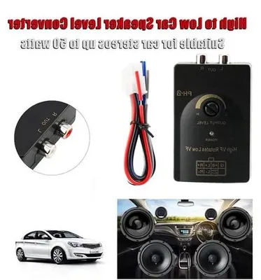 Immagine prodotto di Adattatore di basso livello con funzione di ritardo per il collegamento di altoparlanti stereo