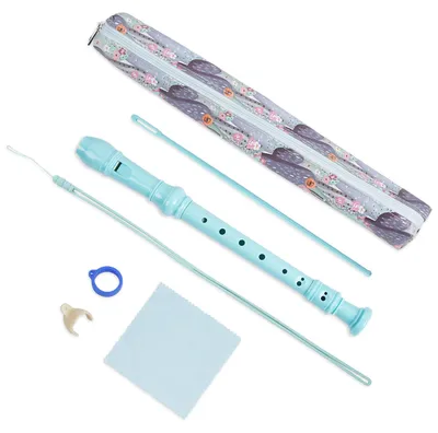 Sopranblockflöte ABS, Barocke Griffweise, 8 Löcher, 6 Stück