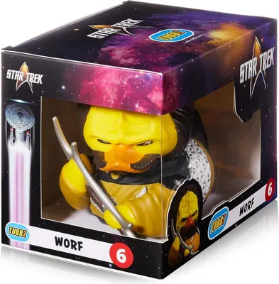 Produktbild von Star Trek Tubbz PVC Figur Worf Boxed Edition 10 cm