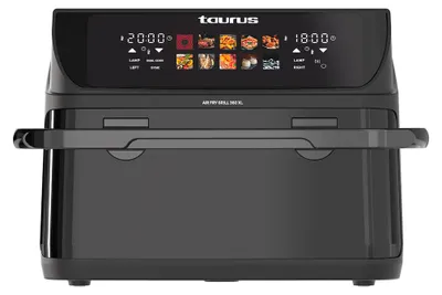 Zdjęcie produktu dla Taurus GRILL 360 XL, Frytkownica na gorące powietrze, 10 l, 10 kg, 60 °C, 200 °C, Pojedyńczy