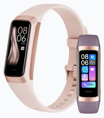 Productafbeelding van Siltcon® Vitéa Activity Tracker – Stappenteller Horloge - Hartslagmeter – Bloeddrukmeter - Slaapmonitor - Saturatiemeter – Sporthorloge – Smartwatch Dames, Heren & Kinderen - Geschikt voor iOS/Android - RVS - Elke pols - Incl. 2 Bandjes