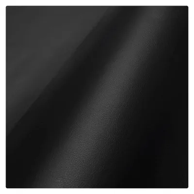 Produktbild von Kunstleder Meterware Glatt Stoffe zum Nähen Schwarz Wasserdicht (1 Stk - Breite: 140 cm x Länge: 100 cm) Polsterstoff für Möbel, Schuhe, Handtaschen, Accessoires und Bastelarbeiten
