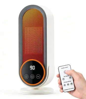 Productafbeelding van PTC keramische verwarming 1200 W met afstandsbediening en timer