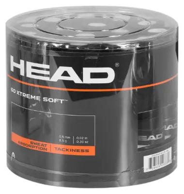 Productafbeelding van Head Overgrips Xtreme Soft 60x Black