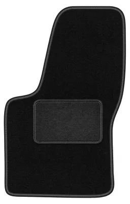 Produktbild von Fahrermatte Velours für Fiat Seicento 1998-2010 (Schrägheck) – 1-tlg, Schwarz, passgenau – Wielganizator LUX