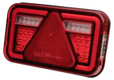 Aspock Zadné obdĺžnikové LED svetlo 241x141x51 Vľavo 34-8941-057