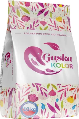 Zdjęcie produktu dla Gąska Kolor Polski Proszek do Prania Tkanin Kolorowych 122 Prania do Kolorów 10 kg