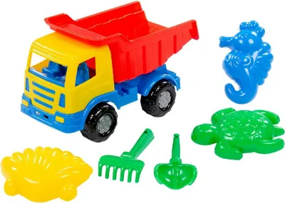 Image de Camion à benne basculante Cavallino Classic avec ensemble de plage, 6 pièces