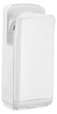 Produktbild von SucceBuy Vertikaler elektrischer Händetrockner mit HEPA-Filter, 19000 U/min Motor und Doppelluftstrom. Automatischer ABS-Händetrockner mit negativen Ionen, zur Wandmontage geeignet, ideal für den gewerblichen Einsatz, Weiß.