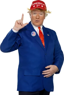 Image de Smiffys - Costume de président SM3403 (M) (Bleu/Rouge)