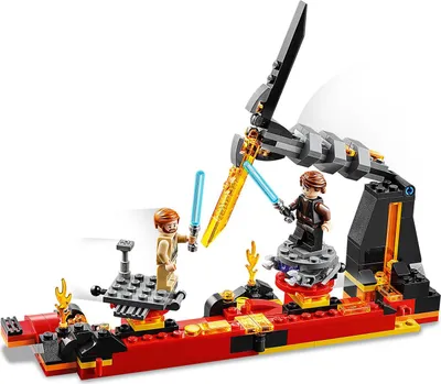 Produktbild von LEGO 75269 Star Wars Duell auf Mustafar, Die Rache der Sith, Spielset mit Anakin Skywalker und Obi-Wan Kenobi Minifiguren