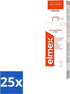 Image de Dentifrice anti-carie Elmex Original 75 ml - paquet avantage - 25 pièces