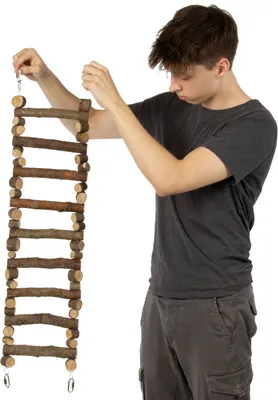 Obrázek produktu pro Velký žebřík XXL - hračka pro střední a velké papoušky 83 x 20 cm