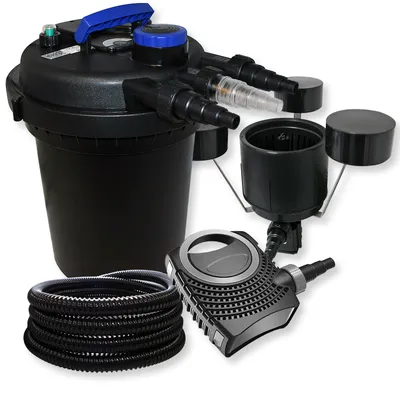 Obrázok produktu pre SunSun Tlakový rybníkový filter 6000l 11W UVC NEO8000 70W čerpadlo 25m hadica Skimmer CSP-250