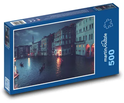 Zdjęcie produktu dla martinpuzzle - Puzzle 500 - Wenecja nocą - Włochy