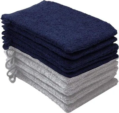 Zdjęcie produktu dla Ściereczki frotte, 10 sztuk, 15 x 21 cm, 100% bawełna