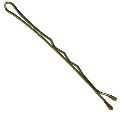 Produktbild von Haarklemmen 7cm braun glatt, (Karton 15 x12Stück)