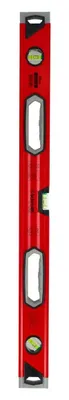 Obrázek produktu pro Schmith Hliníková vodováha s rukojeťmi, ergonomická 80 cm - Profesionální Stavební a Zednická Přesná Vodováha, Měřicí Nástroj