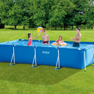 Zdjęcie produktu dla Prolenta Premium Intex Basen stelażowy prostokątny 450x220x84 cm 28273NP