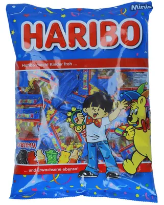 Obrázek produktu pro Haribo Carnival Minis zábavné ovocné žvýkačky klauni v polybagovém balení 800g
