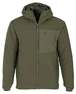 Productafbeelding van Geïsoleerde hooded jas voor heren (donkerolijf), maat M