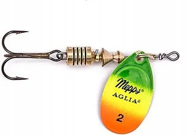 Image de Mepps Aglia FLUO TIGER No. 2 Spinner |30133002