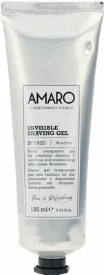 Zdjęcie produktu dla Farmavita Amaro Invisible żel do golenia Nº1920 bez pędzla 125ml