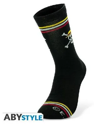Produktbild von ONE PIECE - Socken - Schwarz - Totenkopf