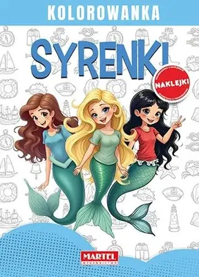 Zdjęcie produktu dla Syrenki. Kolorowanka z naklejkami