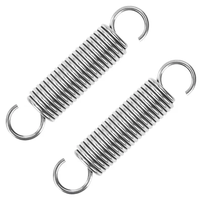 Zugfedern 70 mm, Edelstahl, Doppelhaken, 2 Stück