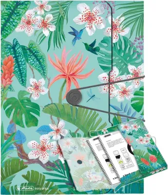 Produktbild von Plastový box s gumičkou Herlitz Ladylike A4, PP, Jungle