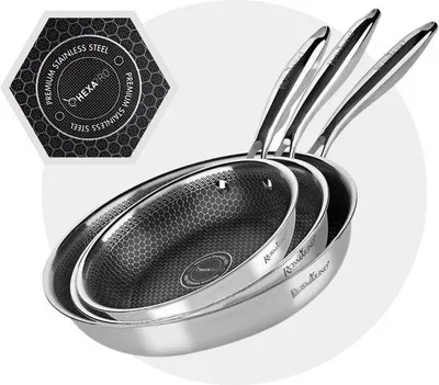 Obrázek produktu pro Rosmarino, pánev, 2,2 litru, průměr 20 cm, stříbrná, kulatá