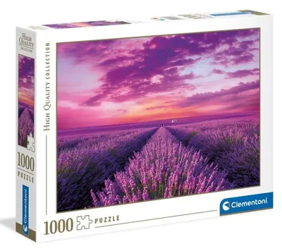 Produktbild von Clementoni 98450 - Puzzle - Lavendel Feld (1000 Teile) Puzzel Landschaft