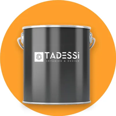 Produktbild von TADESSI Wandfarbe Gelb - Vanille - abwaschbare Innenfarbe matt - Dispersionsfarbe - Geruchsarm und Lösemittelfrei - 5 Liter Gebinde
